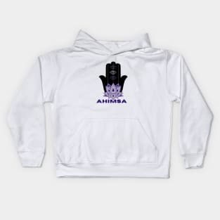 Ahimsa, Sanskrit Kids Hoodie